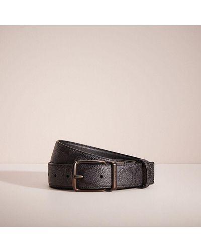 COACH Restored Harness Buckle Cut To Size Reversible Belt, 38mm - Pink