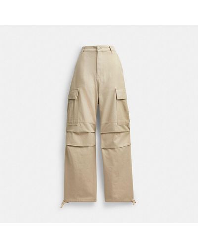 COACH Cargo Pants - Natural