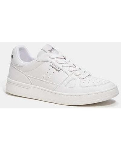 COACH Clip Court Low Top Sneaker - White