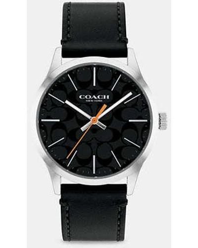 COACH Baxter Watch, 39 Mm - Black