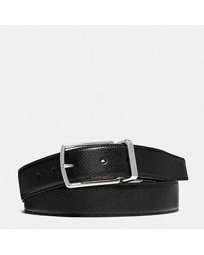 COACH Harness Buckle Cut To Size Reversible Belt, 30 Mm - Black