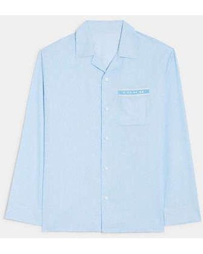 COACH Long Sleeve Pajama Set - Blue