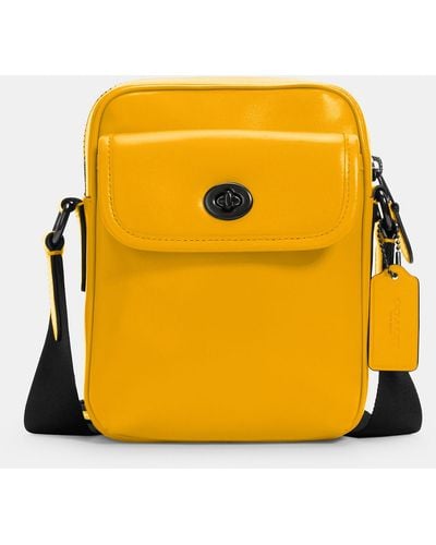 COACH Heritage Crossbody Bag - Yellow