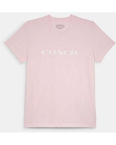 COACH Essential T Shirt - Pink