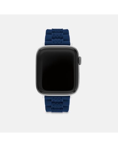COACH Apple Watch® Strap, 42 Mm And 44 Mm - Blue