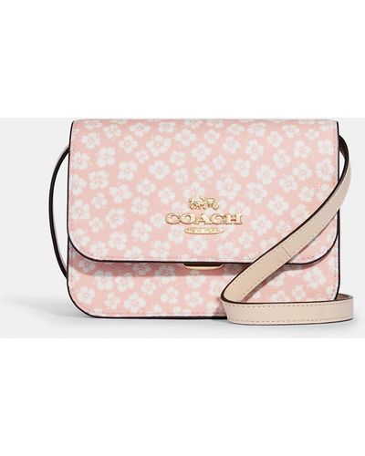 COACH Mini Brynn Crossbody With Graphic Ditsy Floral Print - Multicolor