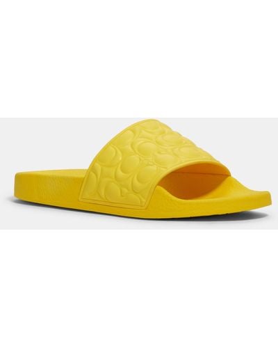 COACH Uli Sport Slide - Yellow