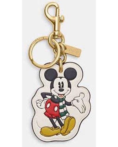 COACH Disney X Coach Mickey Mouse Bag Charm - Metallic
