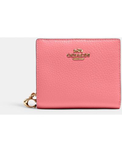 COACH Snap Wallet - Pink