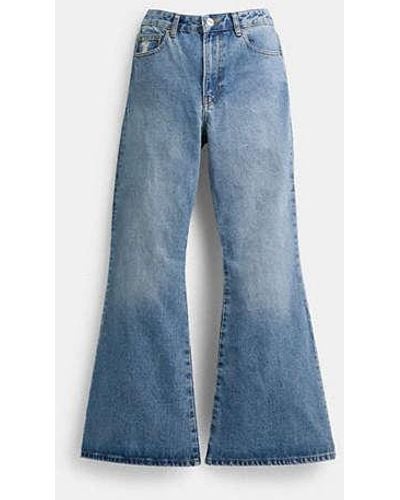 COACH Denim Boot Cut Jeans - Blue