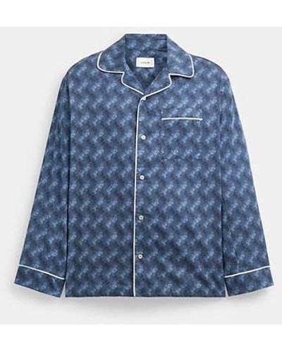 COACH Pajama Top - Blue