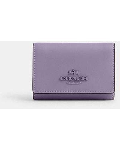 COACH Micro Wallet - Purple