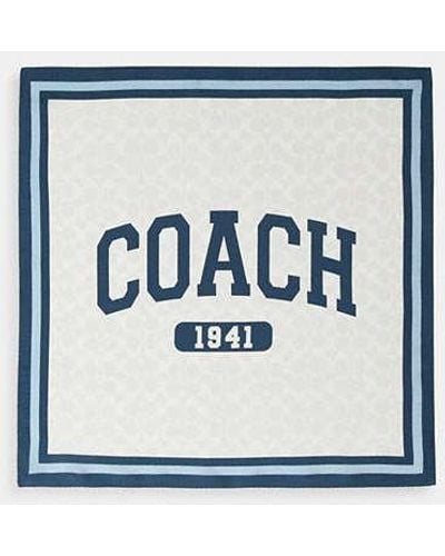 COACH Coach 1941 Silk Bandana - Black