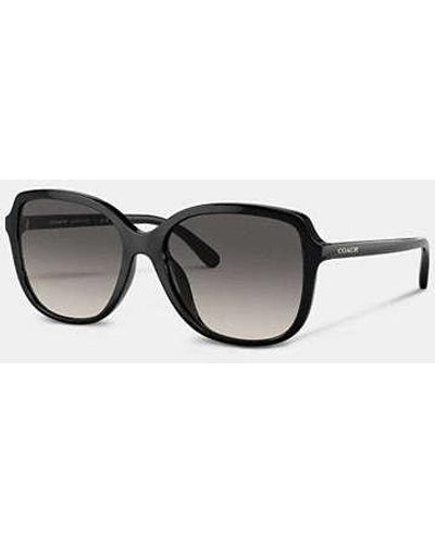 COACH Geometric Square Sunglasses - Black