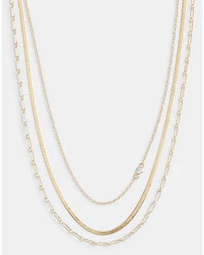COACH Delicate Layered Chain Necklace - Black