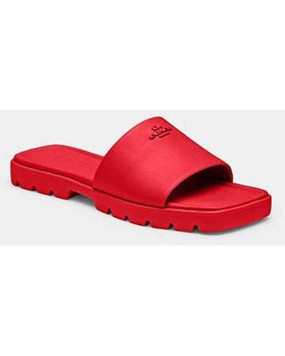 COACH Fiona Sandal - Red