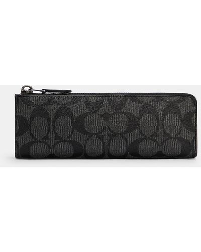 COACH Organizational Case In Signature Canvas - Black