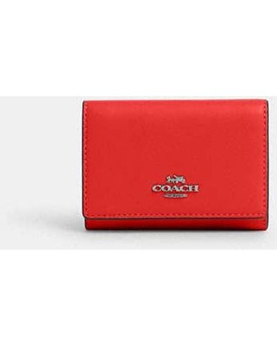 COACH Micro Wallet - Red
