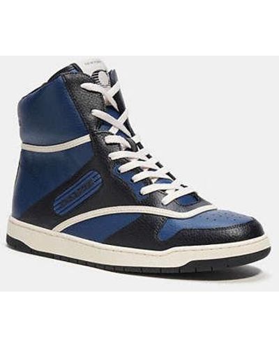 COACH C202 High Top Sneaker - Blue
