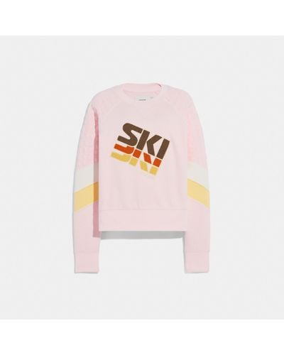 COACH Ski Sweatshirt - Pink