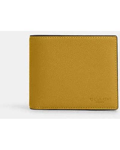 COACH 3 In 1 Wallet - Natural