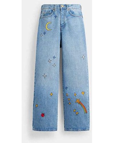 COACH Coach X Observed By Us 90's Fit Denim Jeans - Blue