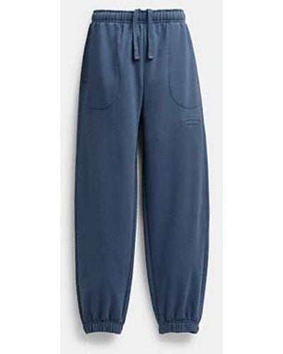 COACH Essential Solid Sweatpants - Blue