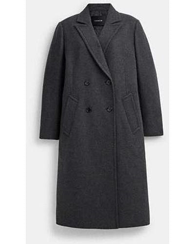 COACH Tailored Coat - Black