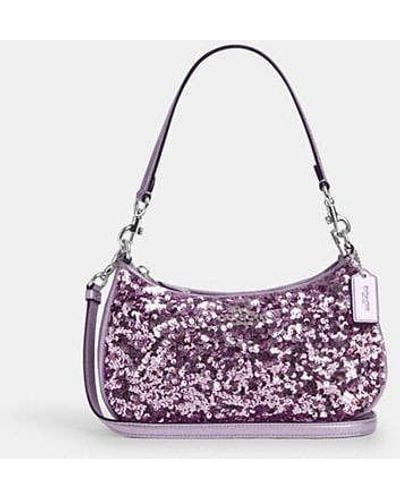 COACH Teri Shoulder Bag - Purple