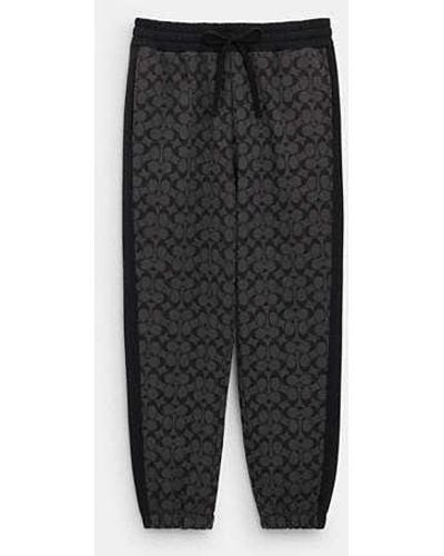COACH Signature Sweatpants - Black