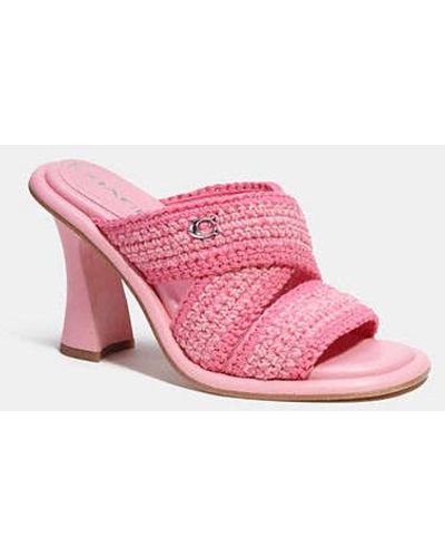 COACH Quintin Sandal - Pink