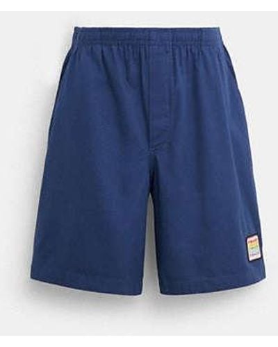 COACH Drawstring Shorts - Blue