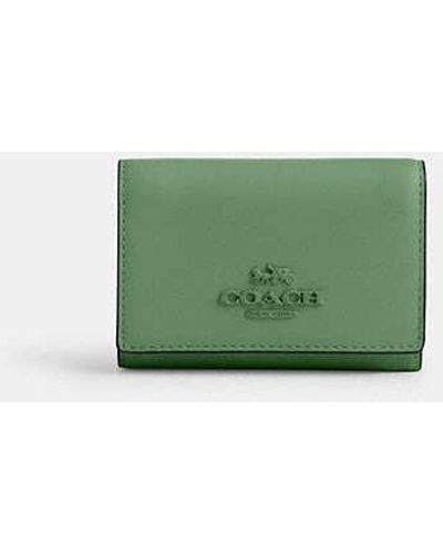 COACH Micro Wallet - Green