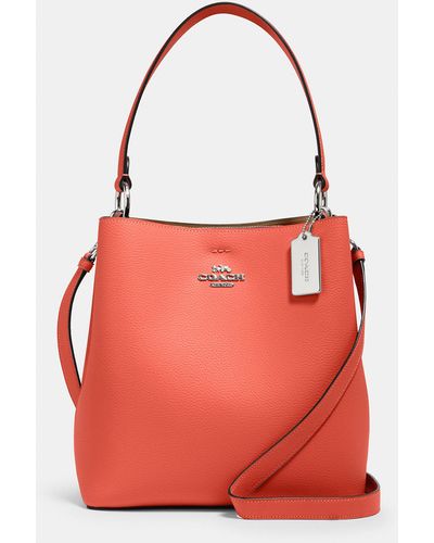 COACH Town Bucket Bag - Red