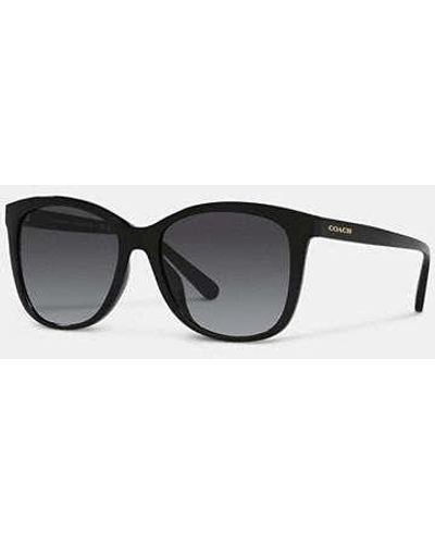 COACH Geometric Square Sunglasses - Black