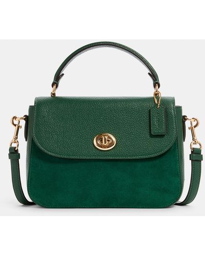 COACH Marlie Top Handle Bag Satchel - Green