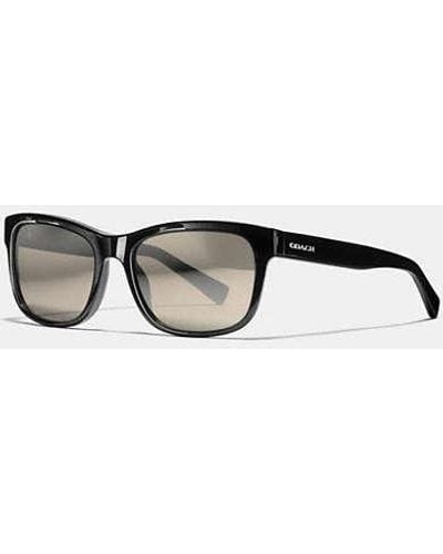 COACH Hudson Rectangle Sunglasses - Black