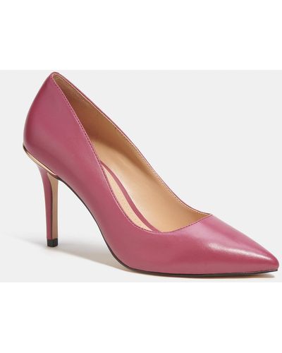 pink coach heels