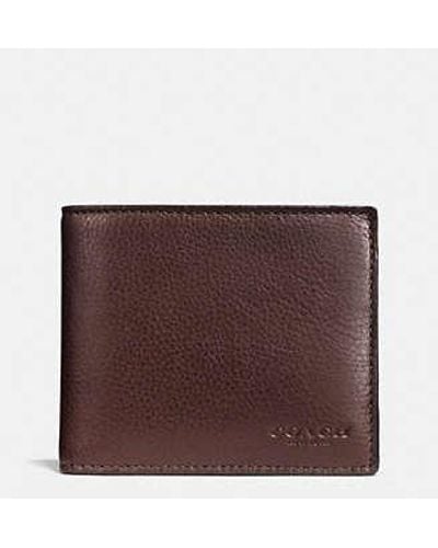 COACH 3 In 1 Wallet - Brown