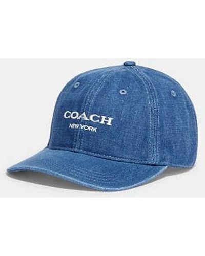 COACH Baseball Hat - Blue