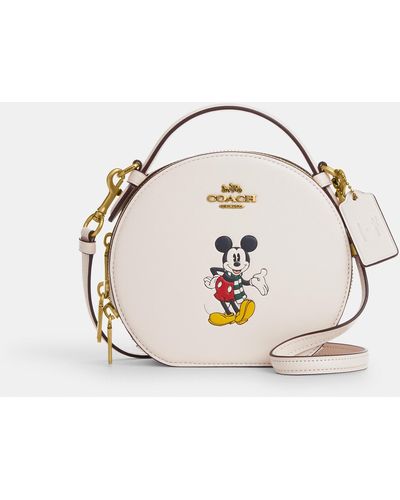 Disney x Coach Mickey Mouse Collectible Bag Charm - Women's Bag Charms - Brass/Black Electric Red