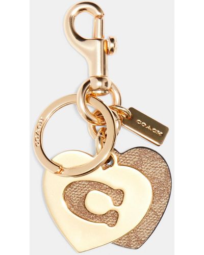 COACH® Outlet  Lock And Key Bag Charm Key Ring