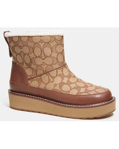 Women's coach snow store boots