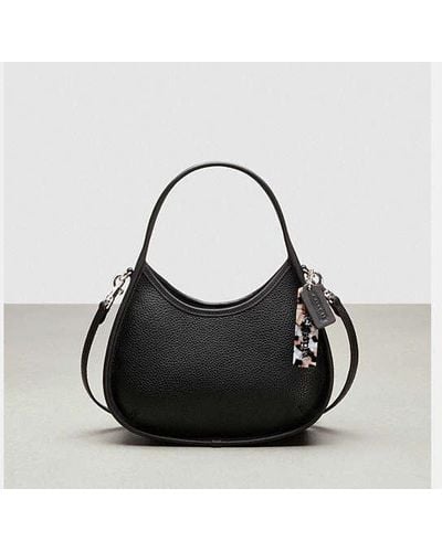 COACH Ergo Bag With Crossbody Strap In Pebbled Coachtopia Leather - Black