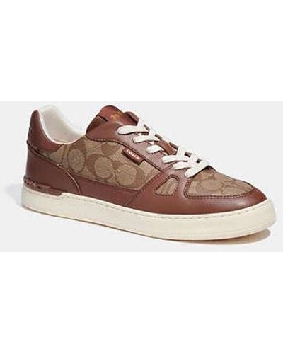 COACH Clip Court Sneaker - Brown