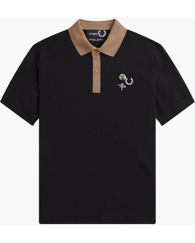 Fred Perry Cotton-piqué Polo Shirt - Black