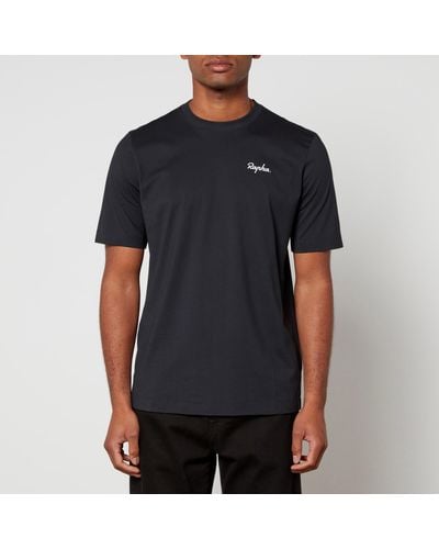 Rapha Logo Cotton-Jersey T-Shirt - Schwarz