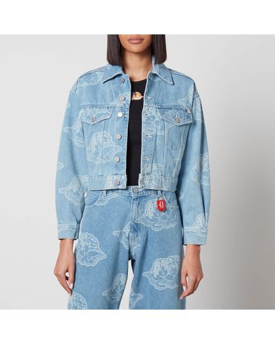Blue Fiorucci Jackets for Women | Lyst