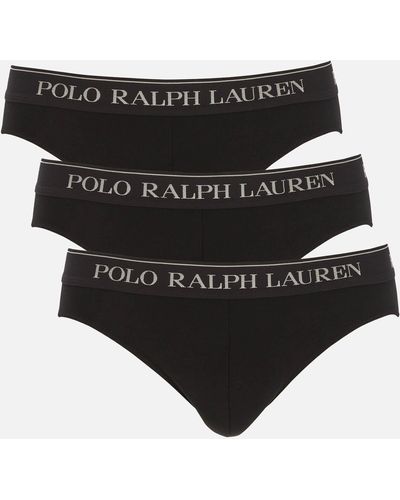 Polo Ralph Lauren 3-pack Low Rise Briefs - Black