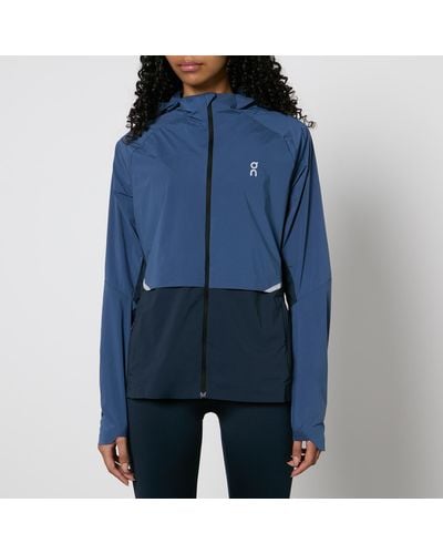 On Shoes Core Shell Hooded Jacket - Blue